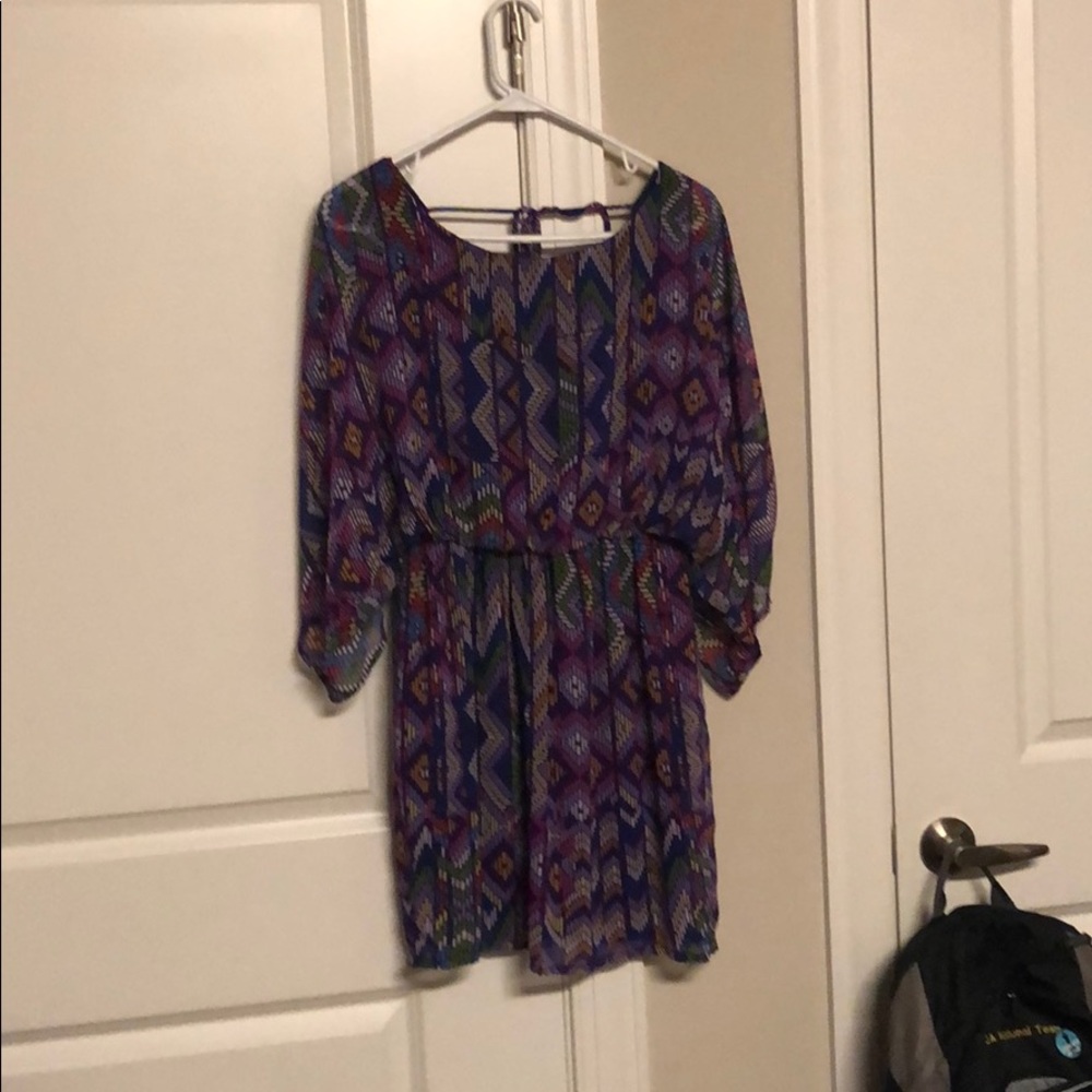 Hello miss print dress